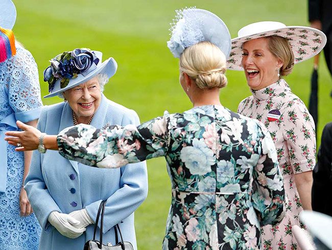 sophie wessex the queen zara tindall royal ascot 2019