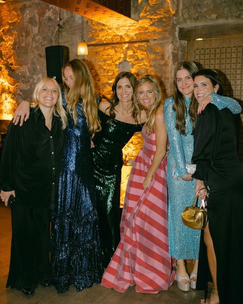 Molly Whitehall shares a photograph from a girls' night out, including Princess Eugenie and Cressida Bonas, shared on Instagram