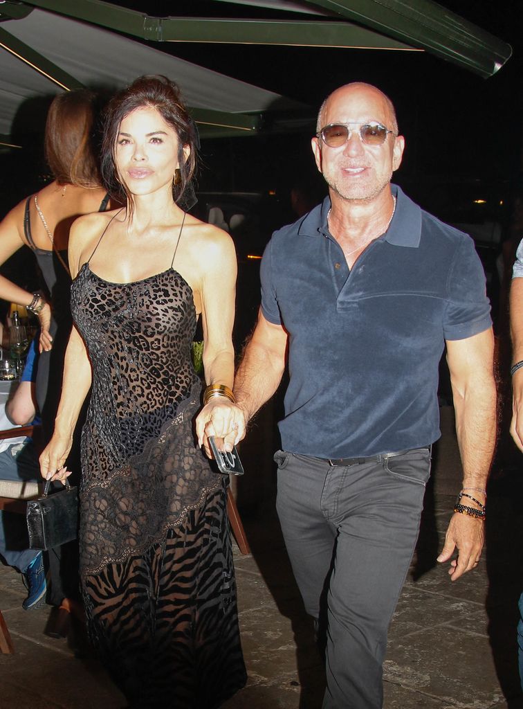 Lauren Sanchez and Jeff Bezos
