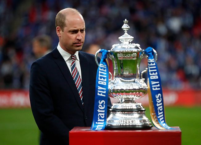 prince william football trophy