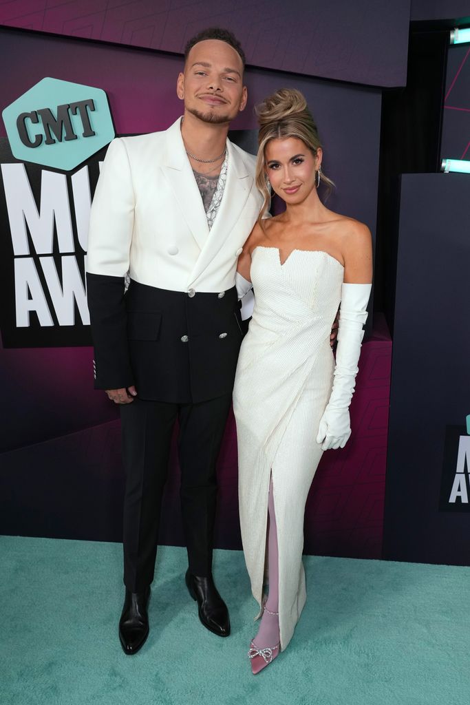 Kane Brown and Katelyn Jae Brown at the 2023 CMT Music Awards 