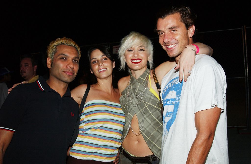 Gwen Stefani and her ex-husband, Gavin Rossdale, posed with Tony and his wife Erin 