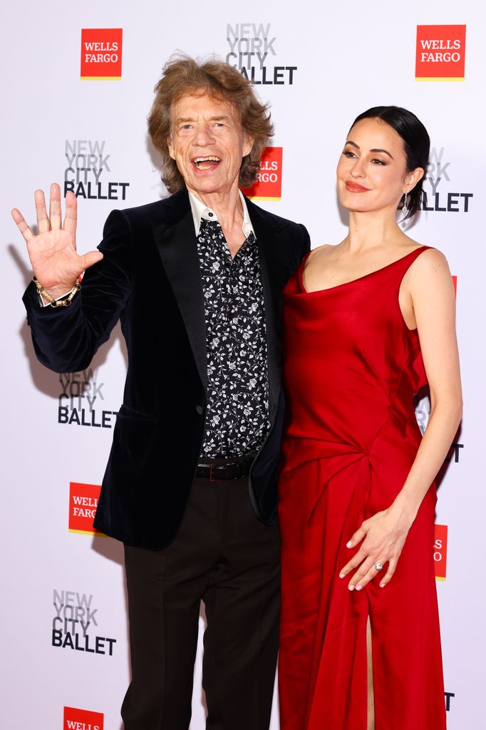mick jagger melanie hamrick nyc gala