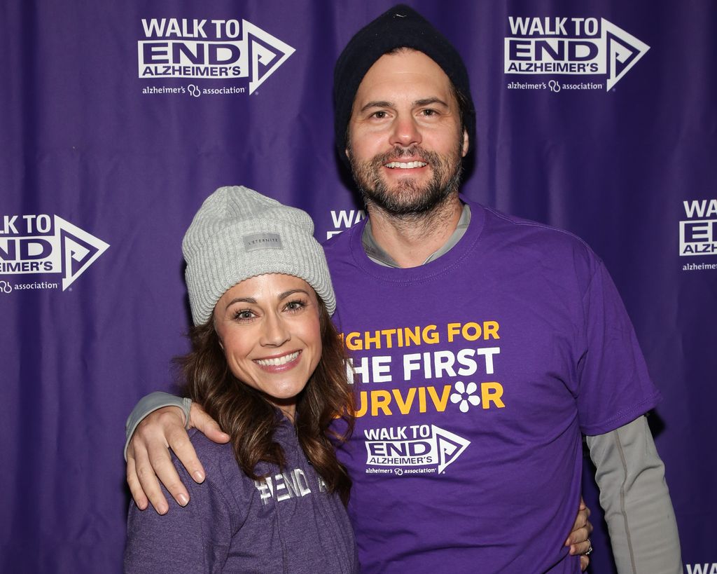 Hallmark actors Nikki DeLoach (L) and Kristoffer Polaha (R) will both appear in the Hallmark film at the Opry