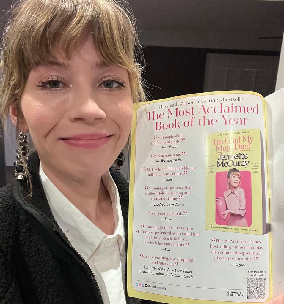 Jennette McMurdy thanked New York Magazine for featuring her memoir, I'm Glad My Mom Died