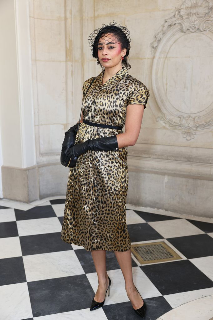 Celeste  attends the Dior Haute Couture show during Paris Fashion Week Spring/Summer 2024 at Musee Rodin on January 22, 2024 in Paris, France. (Photo by Max Cisotti/Dave Benett/Getty Images)