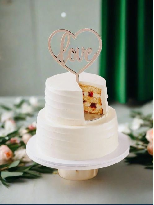 Patisserie Valerie Vanilla Two Tier Wedding Cake