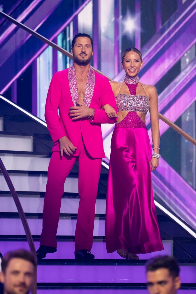Alix Earle and Val Chmerkovskiy