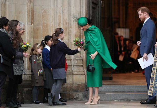 Meghan Markle and Kate Middleton reunited at the Commonwealth Day 2020 ...