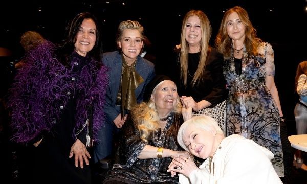 Olivia Harrison, Brandi Carlile, Joni Mitchell, Rita Wilson, Cyndi Lauper and Nancy McCartney