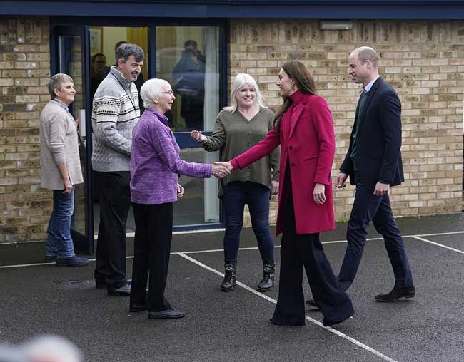 The Prince and Princess of Wales visit Windsor Foodshare