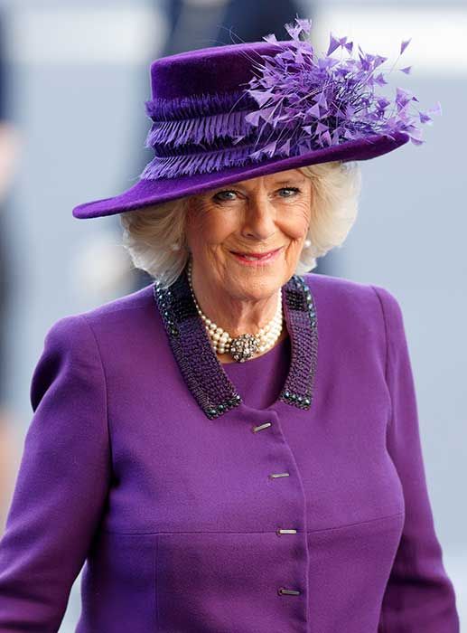queen consort camilla purple