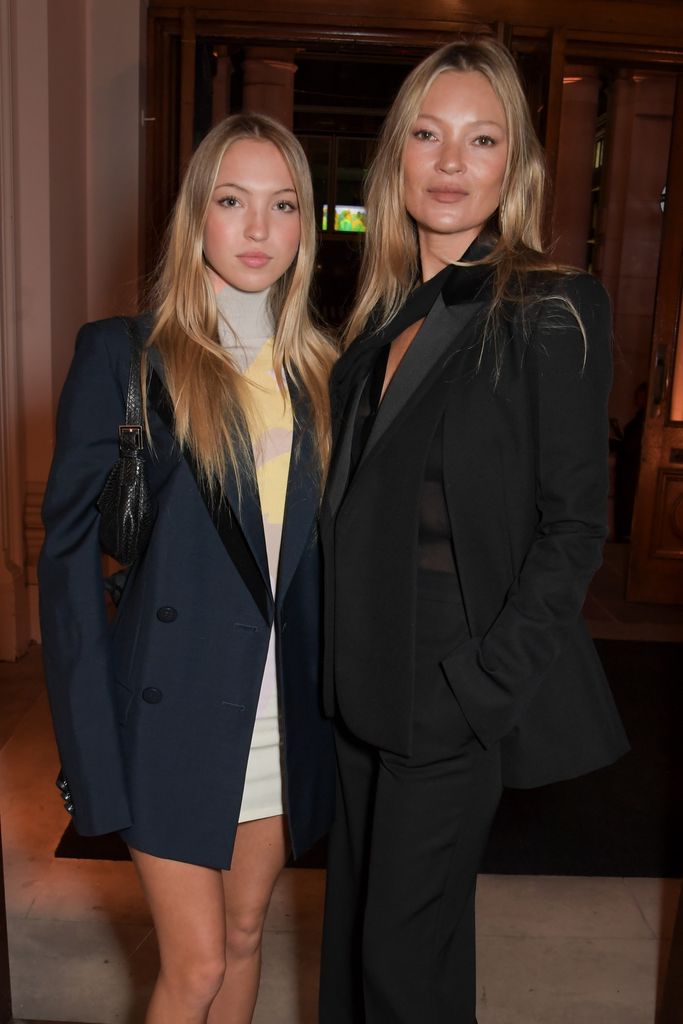 Kate and Lila Moss Kate and Lila Moss twinning yet again at a London event back in 2022 yet again at a London event back in 2022