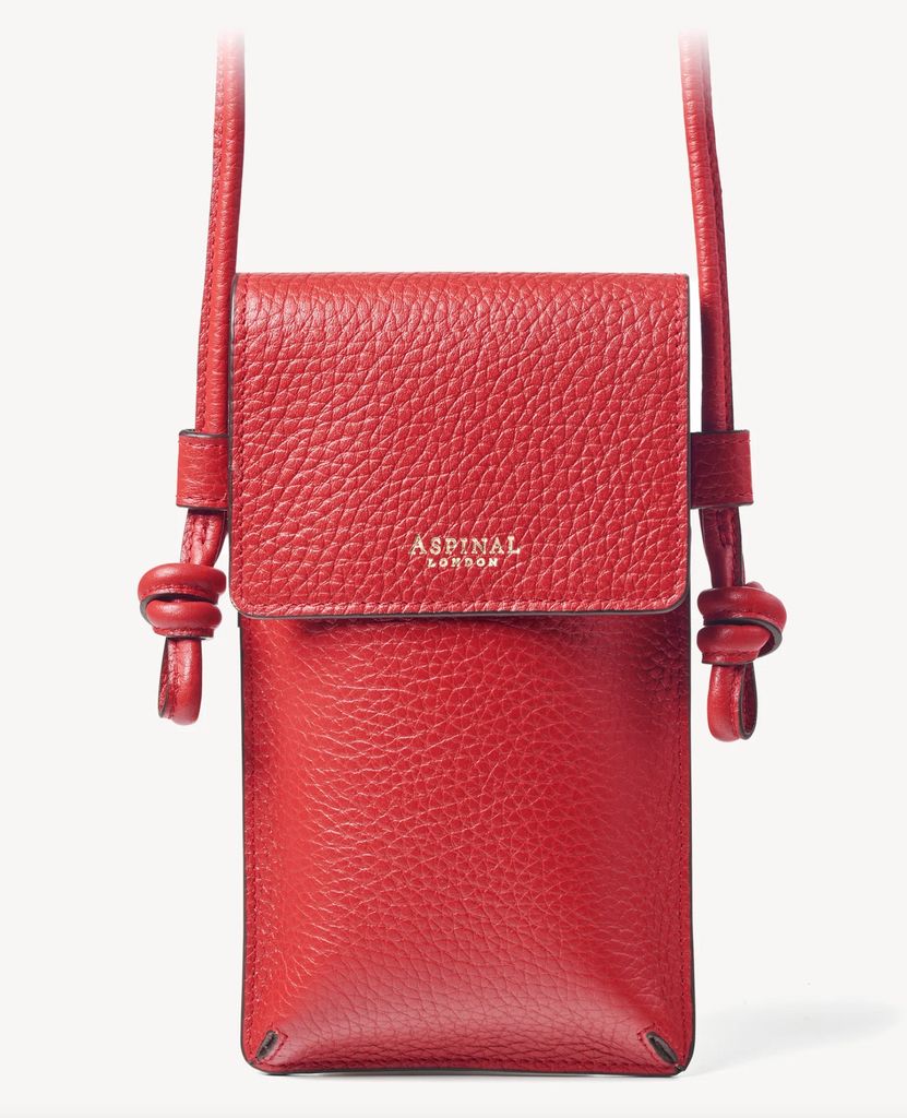 red aspinal of london phone bag