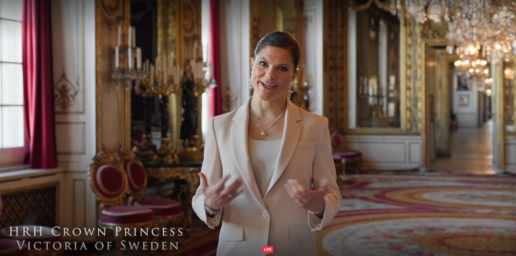 Crown Princess Victoria opens the 2024 Eurovision Contest