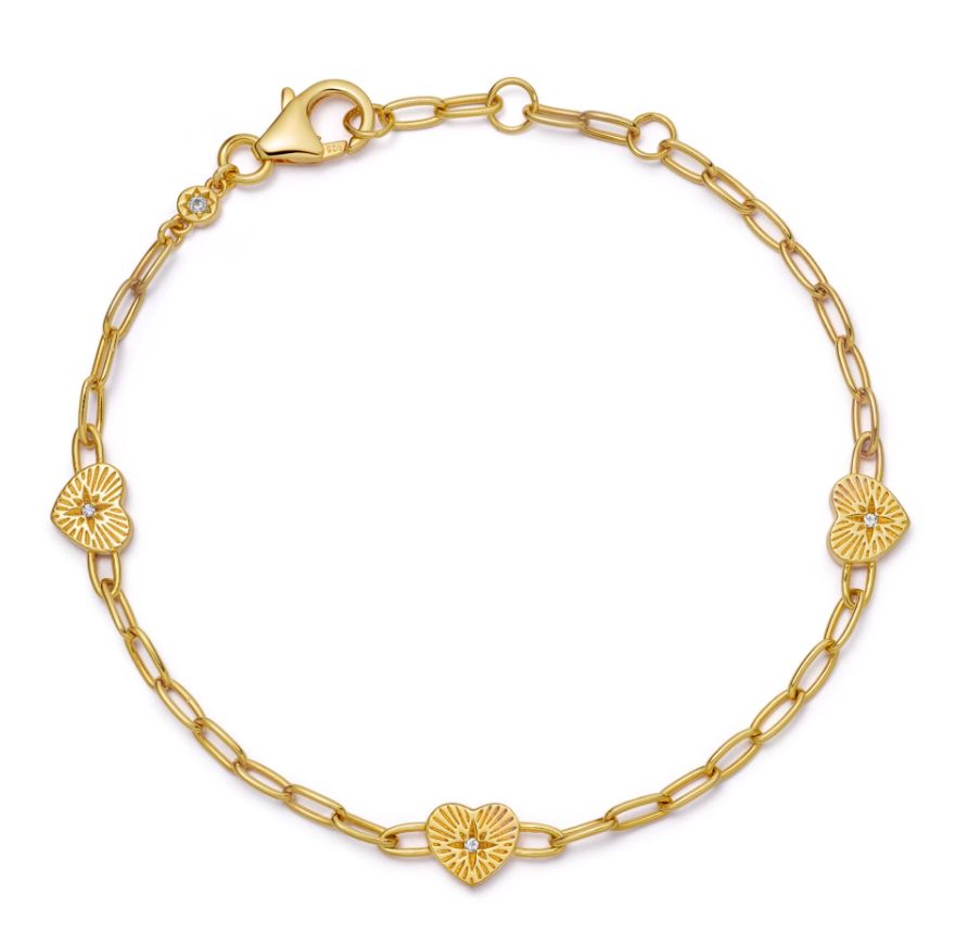 Astley Clarke Gold Biography Heart Braceley