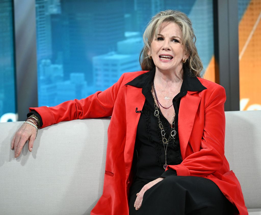 Melissa Gilbert is seen during a segment of "Good Day New York" on February 11, 2025 in New York City.