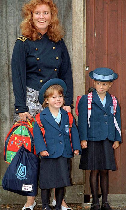 princess eugenie first day of school
