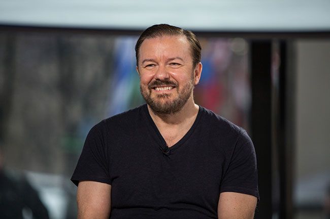Ricky Gervais reacts to James Cordens apology