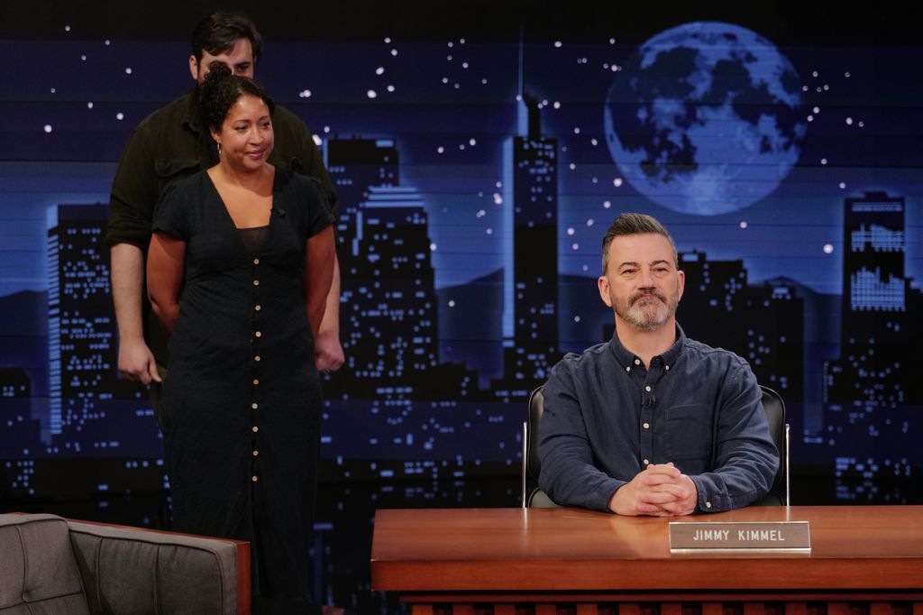 jimmy Kimmel Live desk