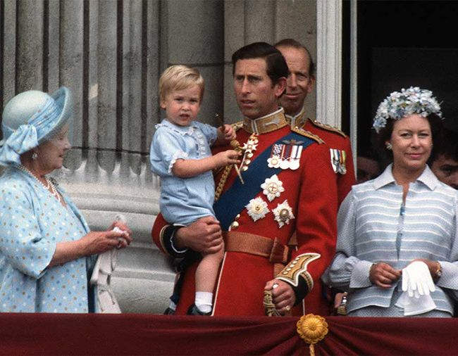 Prince William at Trooping the Colour 1984