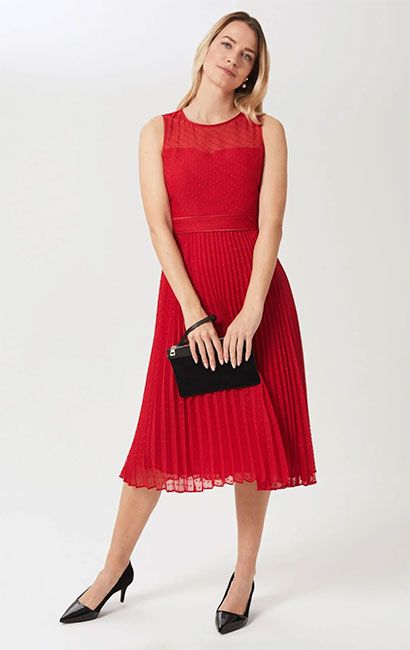 hobbs red dress