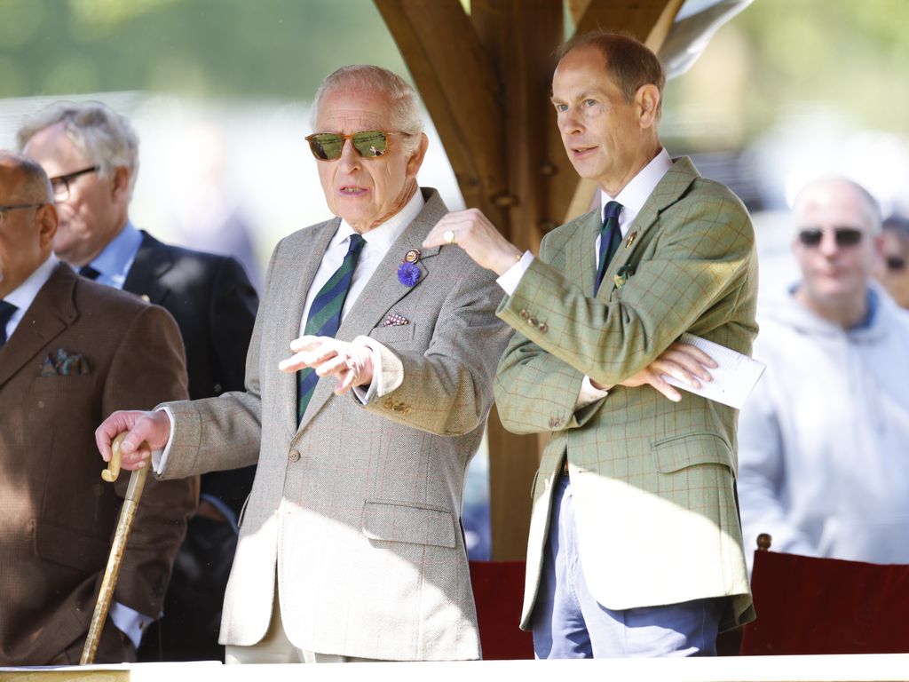King Charles and Prince Edward on day 3 of the Royal Windsor Horse Show in Home Park