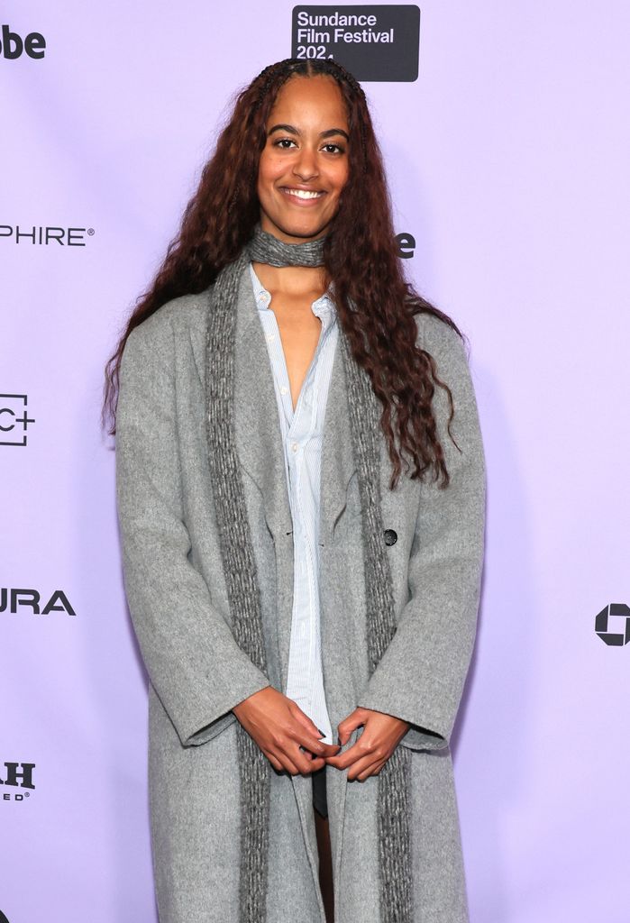 Malia Ann Obama attends the "The Heart" Premiere at the Short Film Program 1 during the 2024 Sundance Film Festival