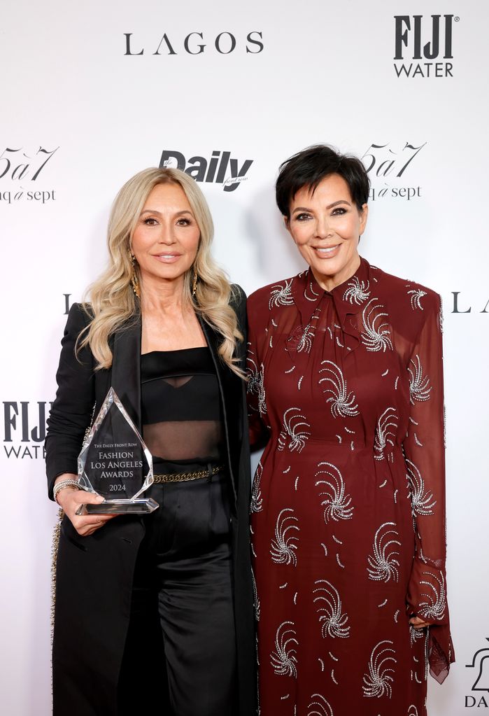 Anastasia Soare and Kris Jenner attend the Daily Front Row's Eighth Annual Fashion Los Angeles Awards at The Beverly Hills Hotel on April 28, 2024 in Beverly Hills, California. (Photo by Stefanie Keenan/Getty Images for Daily Front Row)