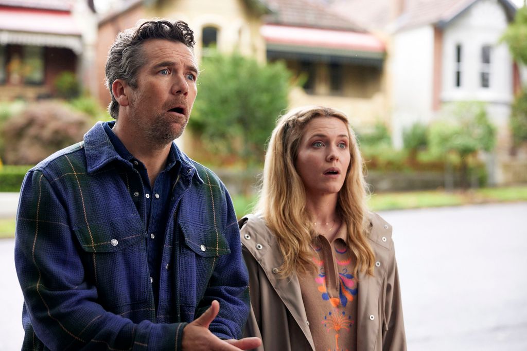 Patrick Brammall and Harriet Dyer