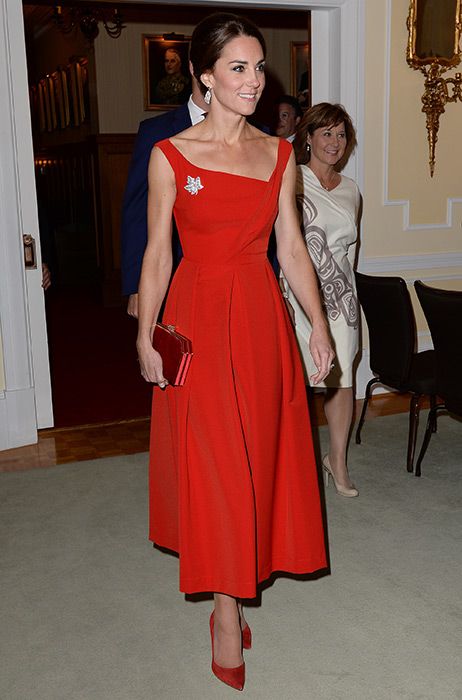 kate middleton red dress