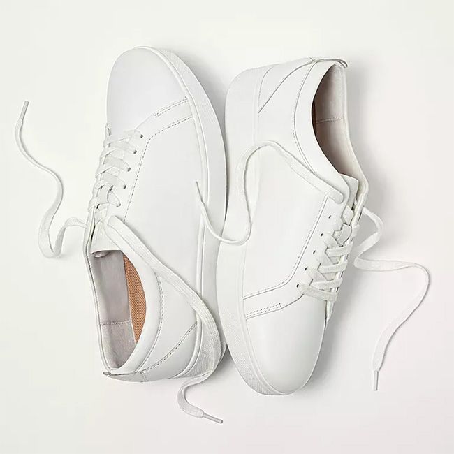 white trainers