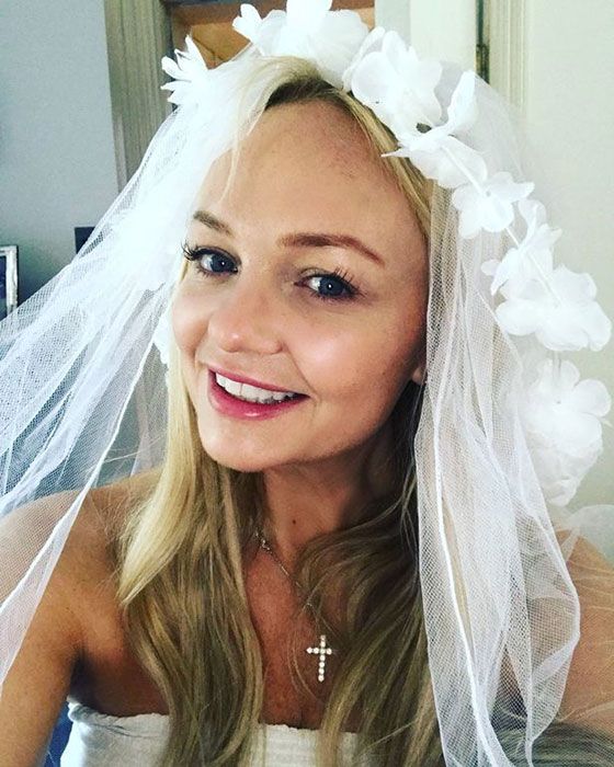 emma bunton wedding veil