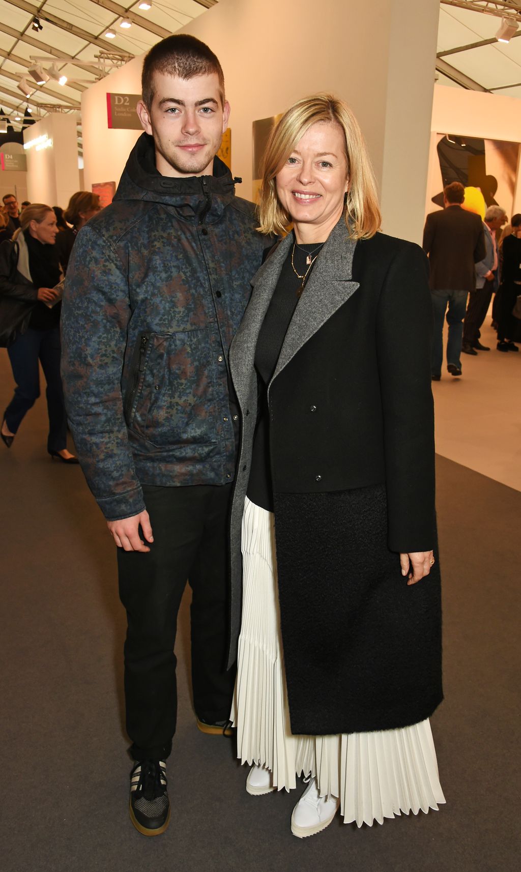 Cassius with his mother Lady Helen Taylor