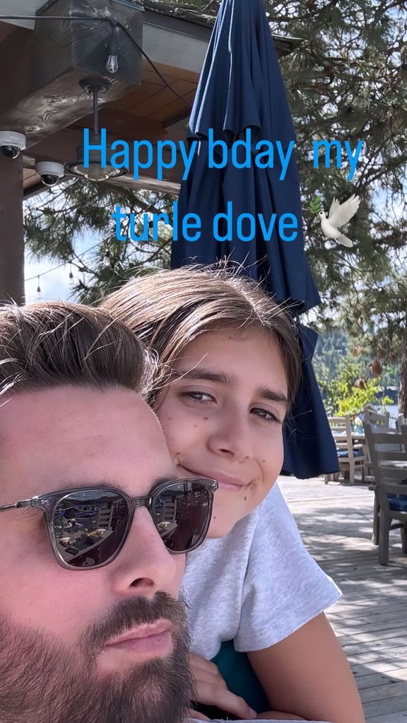 Scott Disick with daughter Penelope Disick on her birthday 