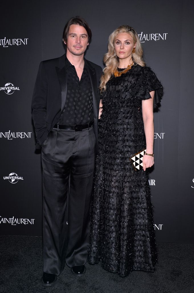 Josh Hartnett and Tamsin Egerton attend the Saint Laurent x Vanity Fair x NBCUniversal dinner and party to celebrate Oppenheimer in Los Angeles, California