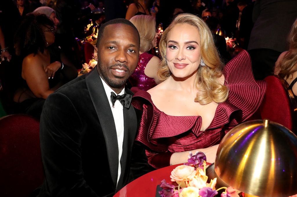 Adele with her beau Rich Paul at glam awards
