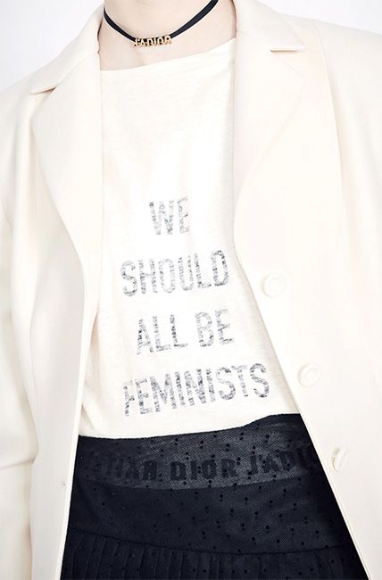feminist tee dior