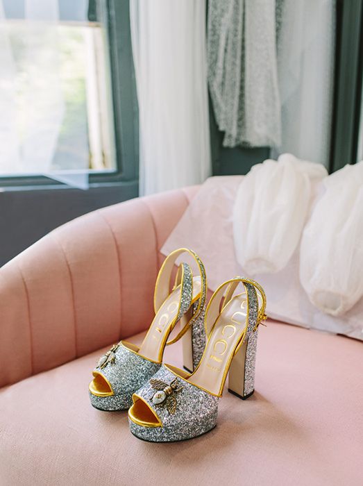 Ritual Besiddelse Creed Millie Mackintosh just rewore her Gucci glittery wedding shoes - see the  pics! | HELLO!