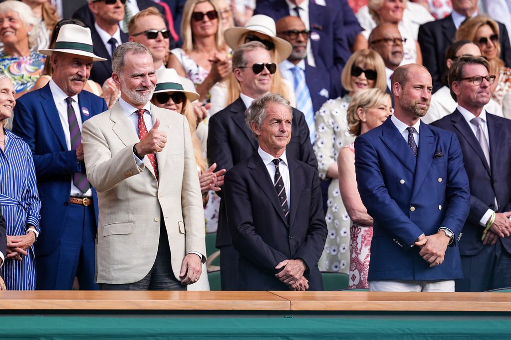 King Felipe at Wimbledon