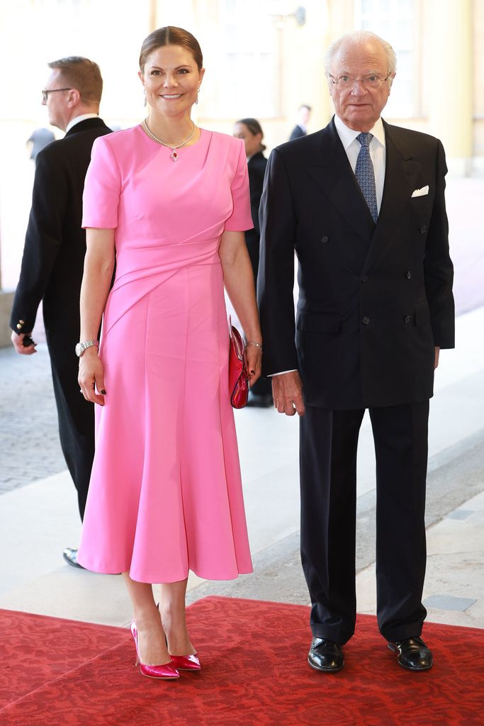 Crown Princess Victoria and King Carl XVI Gustaf
