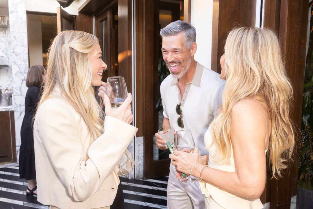 LeAnn Rimes, Eddie Cibrian and Jessica Capshaw at ABC's End of Summer Soiree