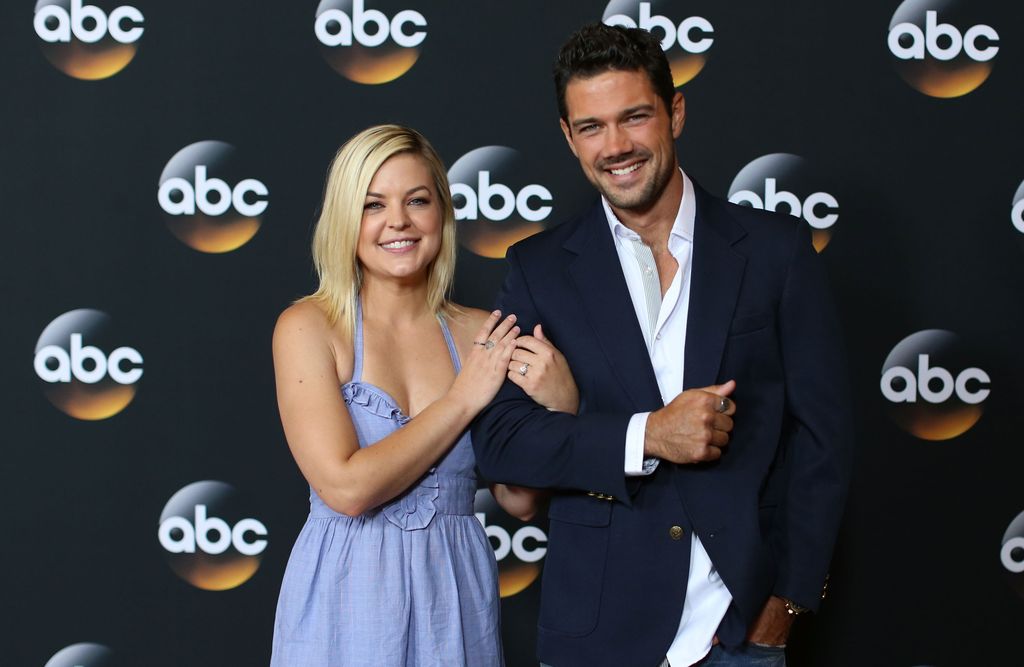 Kirsten Storms and actor Ryan Paevey attend the Disney & ABC Television Group's TCA Summer Press Tour on July 15, 2014 in Beverly Hills, California