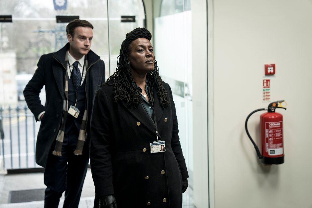 DCI Ellis (SHARON D CLARKE) and DS Chet Harper (ANDREW GOWER) in Ellis