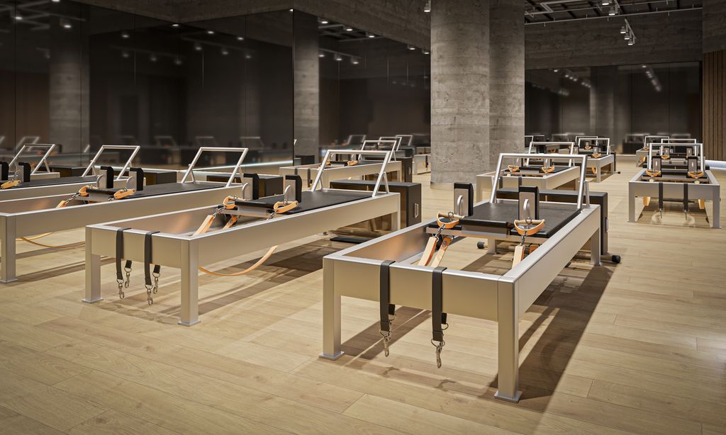 reformer beds at gym box in finsbury park