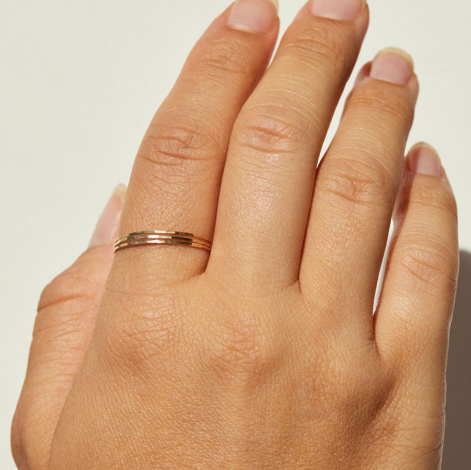 The Catbird stackable Threadbare ring as worn by Meghan Markle