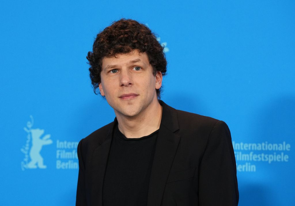 18 February 2023, Berlin: Actor Jesse Eisenberg, photographed at the photocall for the film "Manodrome." The film opens in competition at the International Film Festival. Photo: Soeren Stache/dpa (Photo by Soeren Stache/picture alliance via Getty Images)