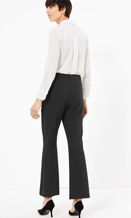 marks and spencer black trousers