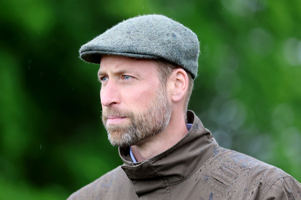 Prince William wearing flat cap