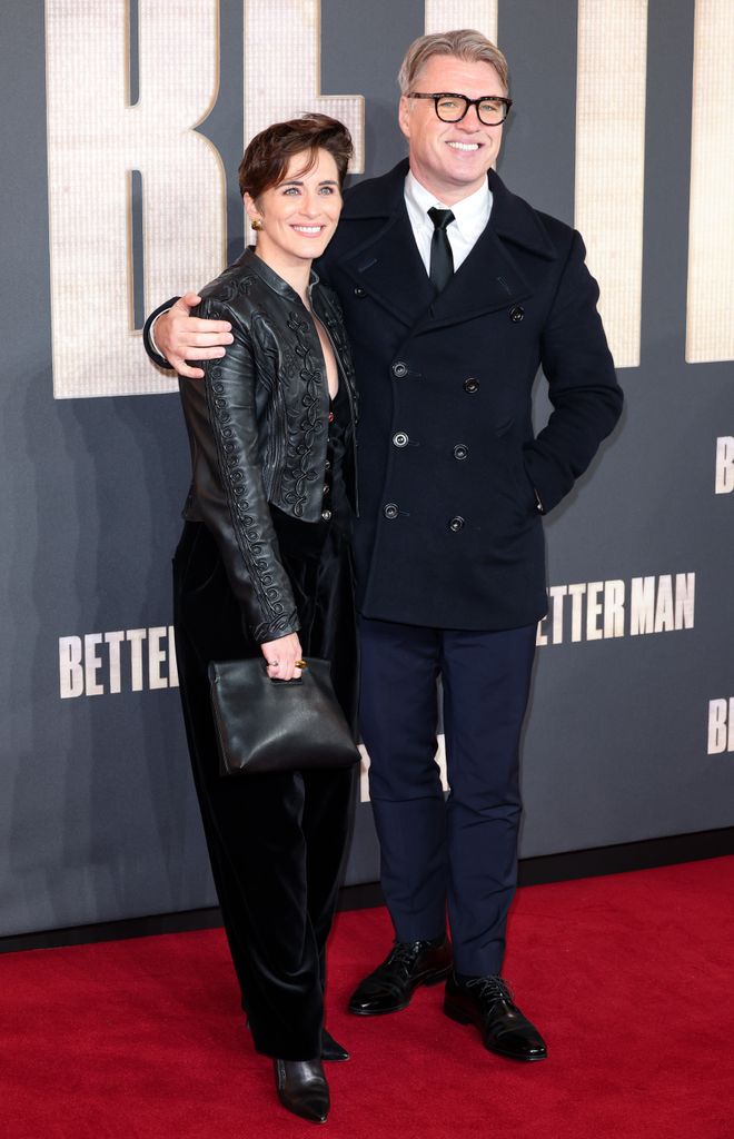 Vicky McClure with her husband at the Better Man European Premiere